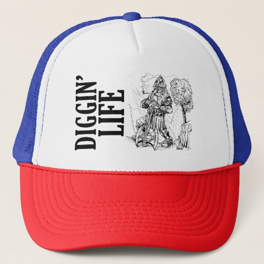 Gravers Leven Trucker Hoed Pet (Voorkant)