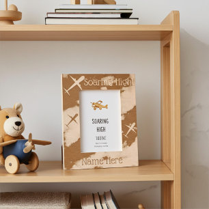 Gravés Cadres photo personnalisés d'avions en flammes pou