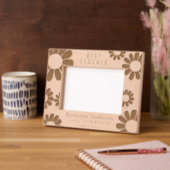 Gravés Daisy Meilleur Enseignant Cadres Etched (Gauche)