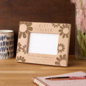 Gravés Daisy Meilleur Enseignant Cadres Etched (Gauche)