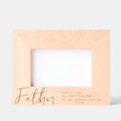 Gravés Définition Moderne Des Cadres Étonnés Photo Père (Recto)