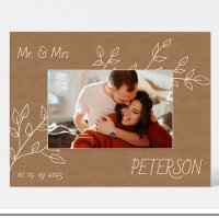 Fleurs de Chauffage Maison Cadres Photo en Bois Pe