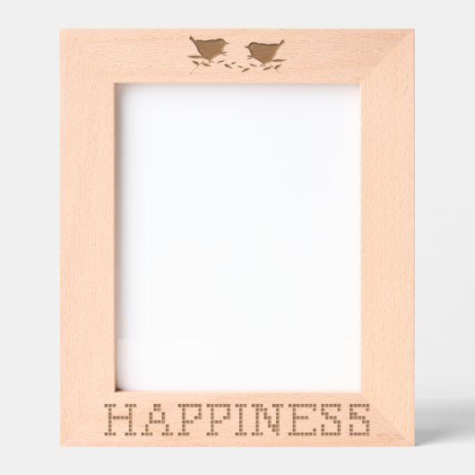 Gravés Inséparables bonheur gravé cadres (Recto)