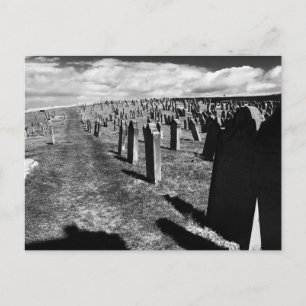 Gravestenen, Whitby Abbey, Whitby, North Yorkshire Briefkaart