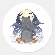 Graveyard Brit – Britse Korthaar kat Halloween