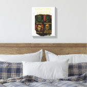 Graveyard Classics Oude Horror Monster Poster Canvas Afdruk (Insitu (Slaapkamer))