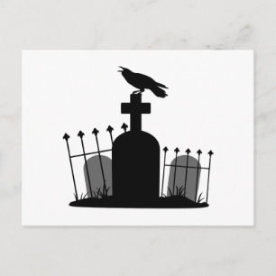 Graveyard Crow Briefkaart