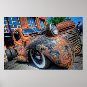 Graveyard Customs Rat Dodge Poster