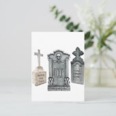 GRAVEYARD EPITAPHS FUNNY TOMBSTONE PRINT BRIEFKAART (Staand voorkant)