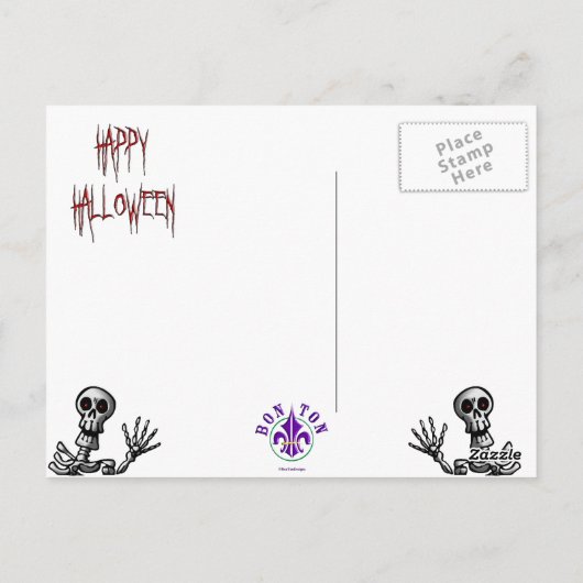 Graveyard Greetings. - BRIEFKAART 4 (Achterkant)