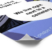 Graveyard Grocery Poster drôle/triste (Coin)