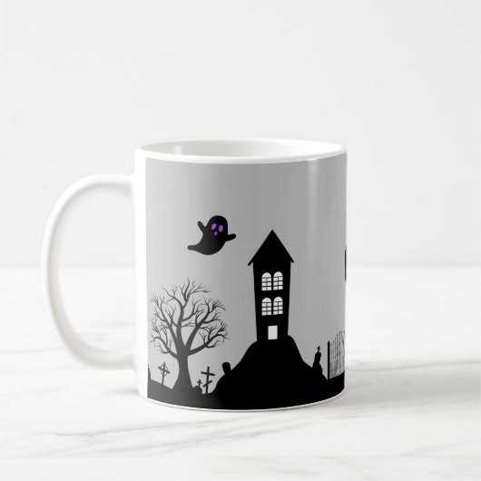Graveyard Halloween Mok (Links)
