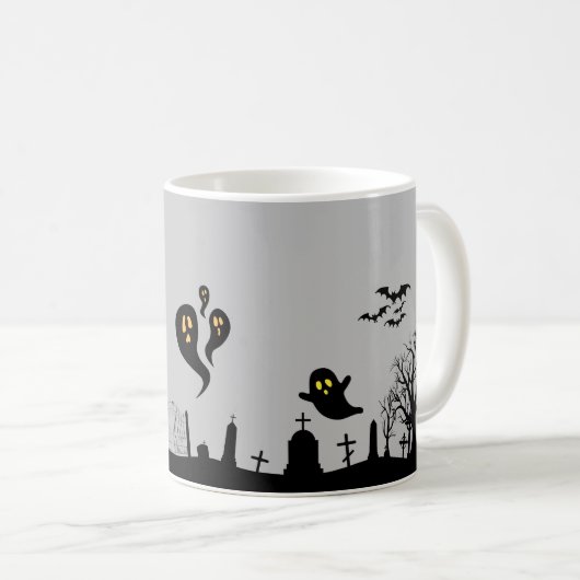 Graveyard Halloween Mug (Devant droit)