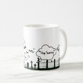 Graveyard Halloween Mug (Devant droit)