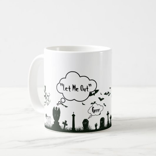Graveyard Halloween Mug (Devant gauche)