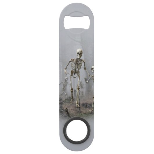 Graveyard Haunting Stainless Steel Bottle Opener Speed Flessenopener (Achterkant)