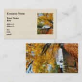 Graveyard in het najaar visitekaartje (Voorkant / Achterkant)