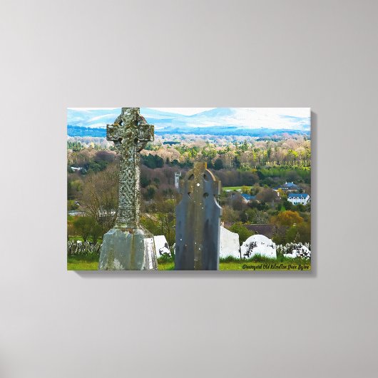 Graveyard Old Kilcullen Canvas Afdruk (Voorkant)