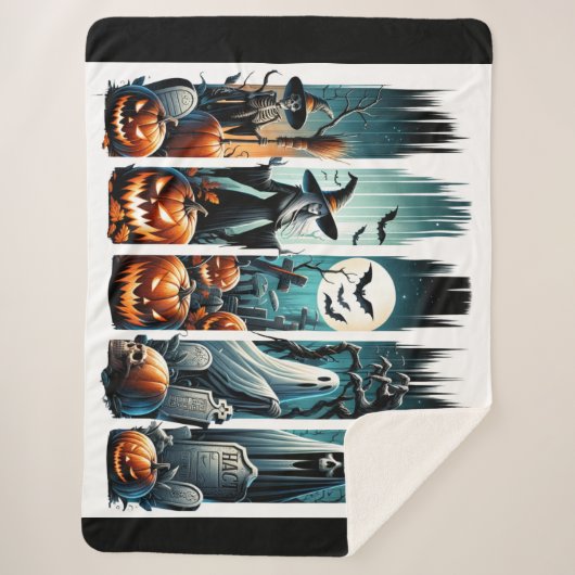 Graveyard Parade - Een nacht van schaduwen Sherpa Deken (Voorkant)