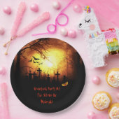 Graveyard Party Halloween Papieren Bordje (Feest)