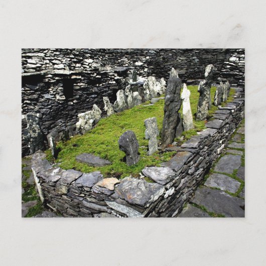 Graveyard Skellig Island Briefkaart (Voorkant)