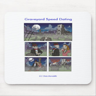 Graveyard Speed Dating Mouse Mat Muismat