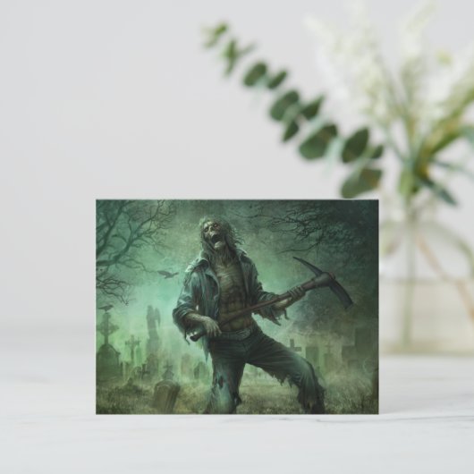Graveyard Zombie, Carte postale (Debout devant)