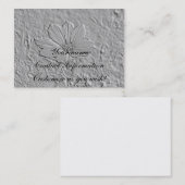 Gravez la carte en refief de fleur de cosmos de (Devant / Derrière)