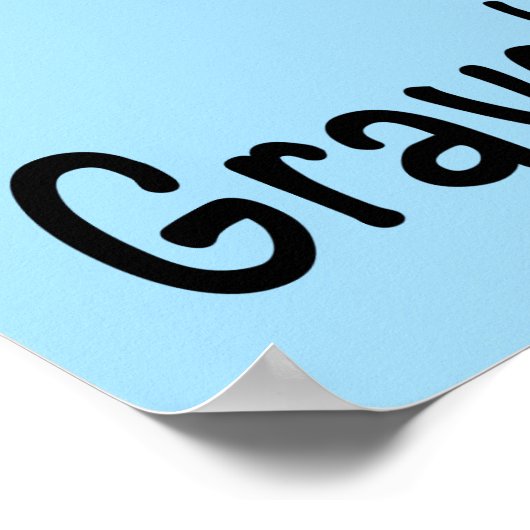 Graveziekte met butterfly-bewustzijn lint poster (Hoek)