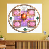 Gravi-CAPA: Aetheric Dimensional Drive System Canvas Afdruk (Insitu (Woonkamer))