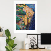 gravière en bord de Loire Poster (Thuiskantoor)