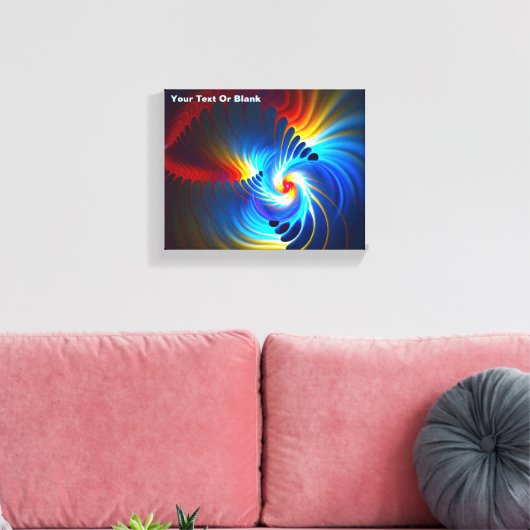 Gravitatievloeistof Canvas Afdruk (Insitu (Woonkamer))