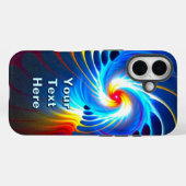 Gravitationele Blueshift Hoesje-Mate iPhone Case (Achterkant (horizontaal))