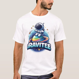 GRAVITEE T-Shirt Astronaute qui fait un Dab Espace