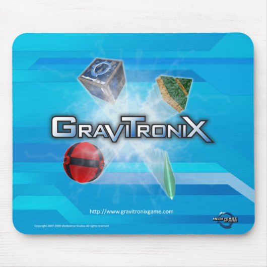 Gravitronix Logo Muismat (Voorkant)