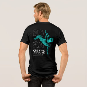 Gravity Dance 2025 - Dynamisch Aqua figuur Tri-Blend Shirt