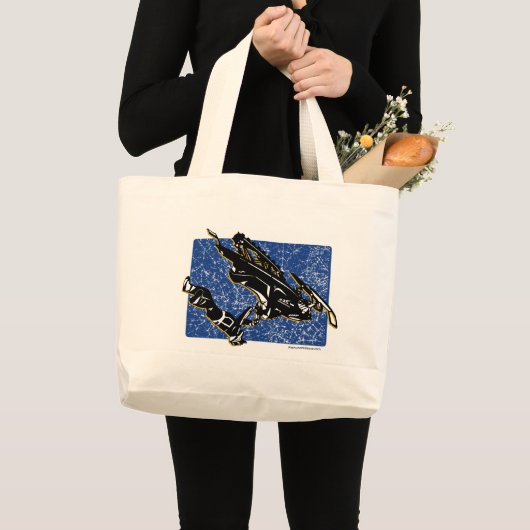 GRAVITY-SLED GROTE TOTE BAG (Voorkant (product))