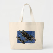 GRAVITY-SLED GROTE TOTE BAG (Voorkant)