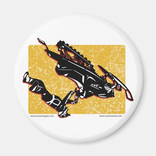 GRAVITY-SLED-in-Yellow Magneet (Voorkant)