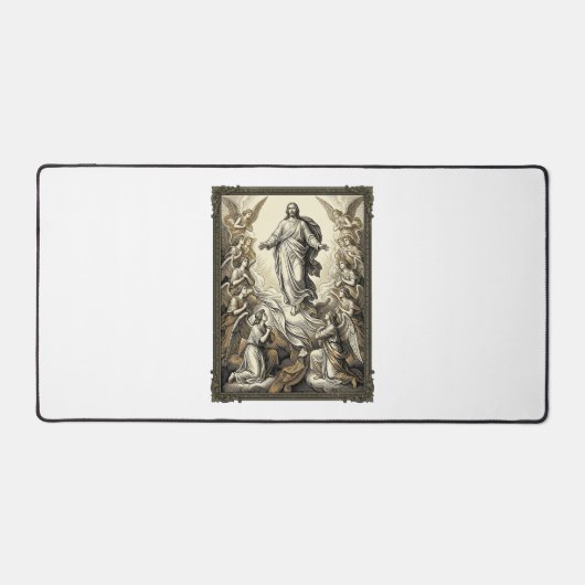 Gravure d'ange d'ascension vintage Vector Art_1 (Recto)