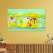 gravure d'art sur toile de fruits et légumes (Insitu(Salon))