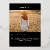 Gravure de l'or - Invitation de l'huile (Verso)