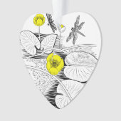 Gravure de nénuphars (devant)