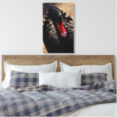 Gravure de toile de fermeture de cygne noir (Insitu(Chambre))