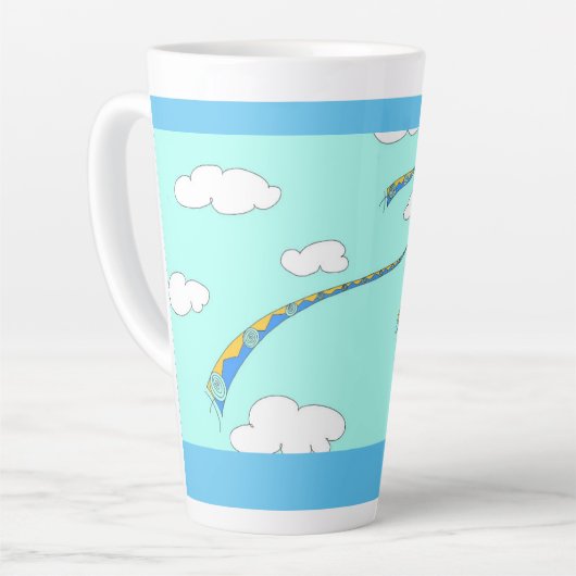 Gravure du polyéthylène glycol (PEG) de latte Mug (Angle gauche)