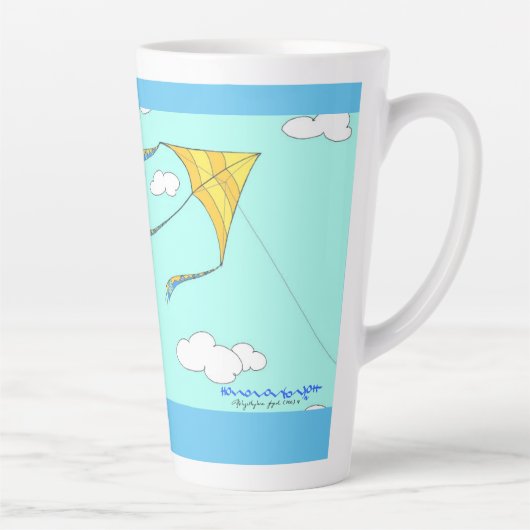 Gravure du polyéthylène glycol (PEG) de latte Mug (Droite)