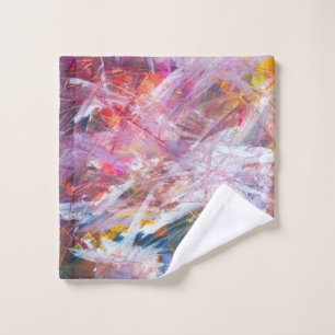 Gravure multicolore peinture abstraite