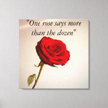 Gravure rose en toile "Belles fleurs"