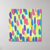 Gravure vert brosse Abstraite toile Imprimer (Recto)