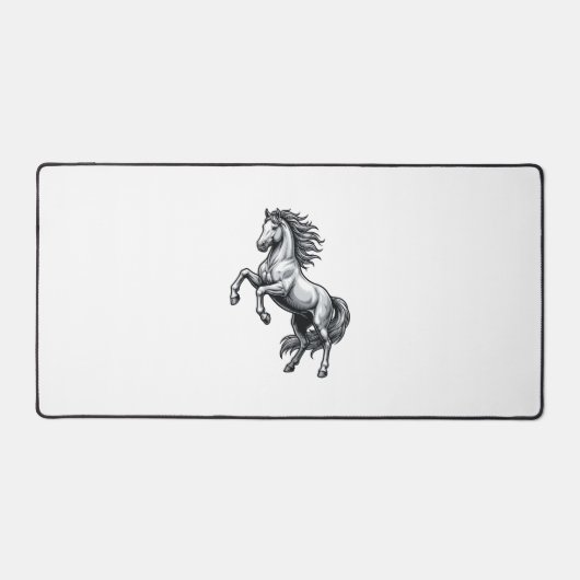Gravure Vintage Cheval Cabré Design Vectoriel_1 (Recto)